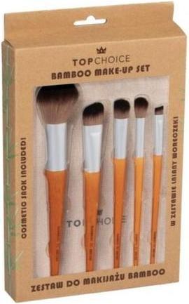 TOP Make-up kwastenset met bamboe handgrepen 5-delig (Stel)