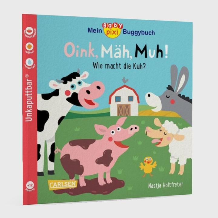 Produktbild Baby Pixi Mein Baby-Pixi-Buggybuch: Oink, Mäh, Muh! (Deutsch)