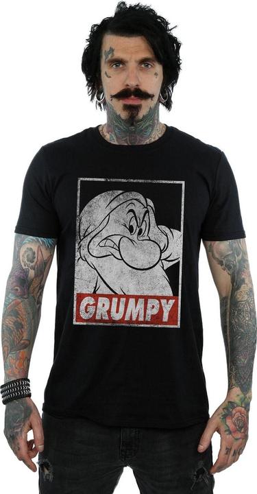 Produktbild Snow White Grumpy Poster TShirt aus Baumwolle (L)