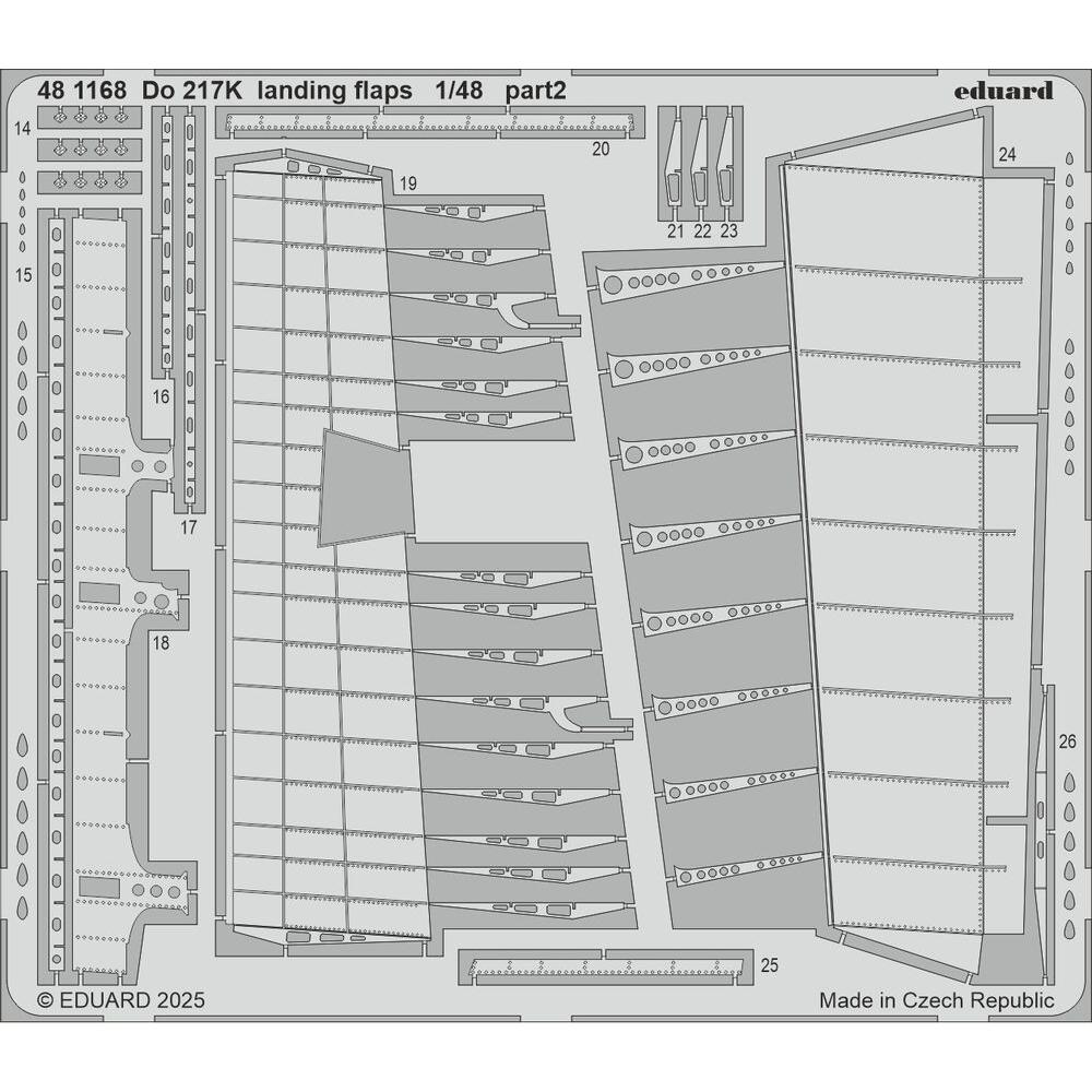 Eduard Do 217K landing flaps ICM