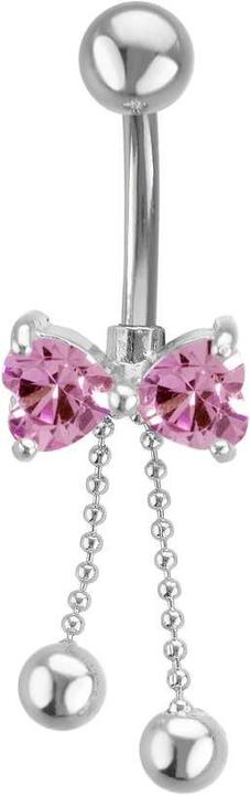 Image du produit Bijouteria Piercing nombril (Acier chirurgical, Zircone)