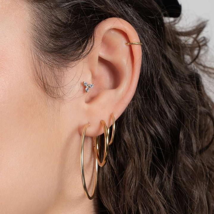 Actual product image Bijouteria Hoops (Gold plating, Silver 925)