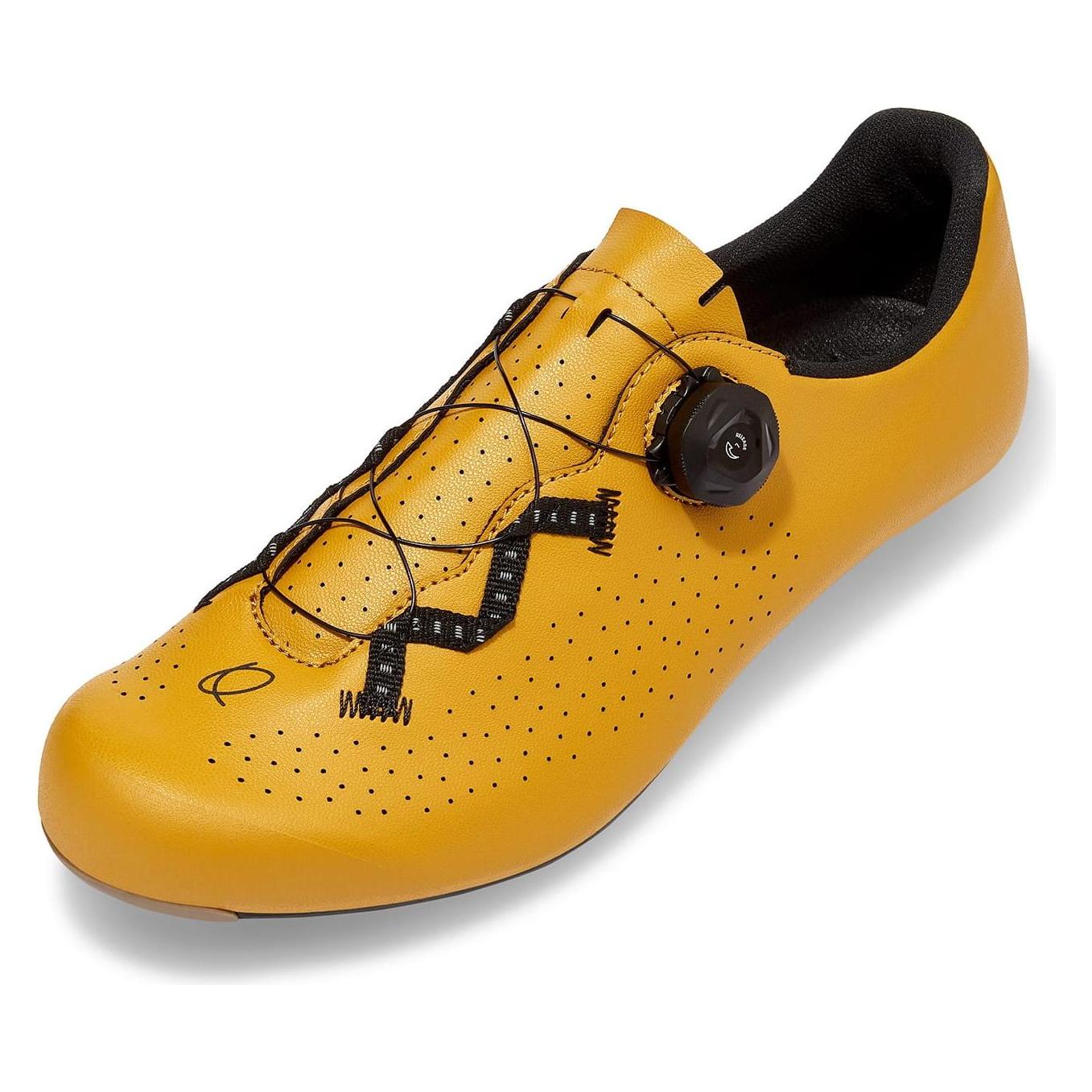 Quoc, Veloschuhe, Escape Road Shoe - Amber (38, 39, 40, 41, 42, 43, 44, 45, 46, 47), Schwarz, Gelb