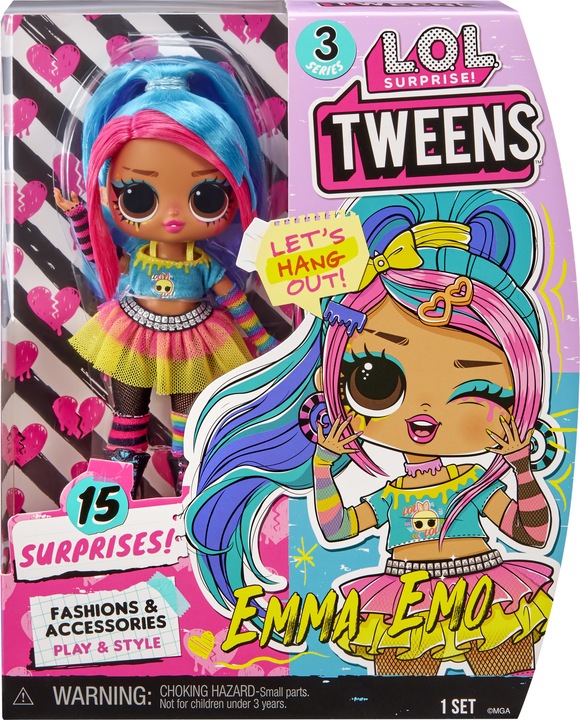 Produktbild MGA Tweens S3 Doll- Emma Emo