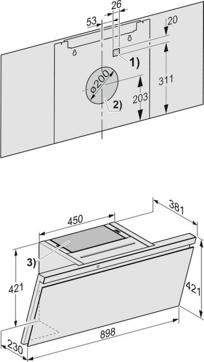 Produktbild Miele DAH 4970 Sienna (Wandhaube)