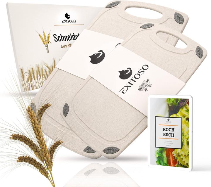 Immagine prodotto Exitoso Schneidebretter 2er Set 20 cm x 32 cm