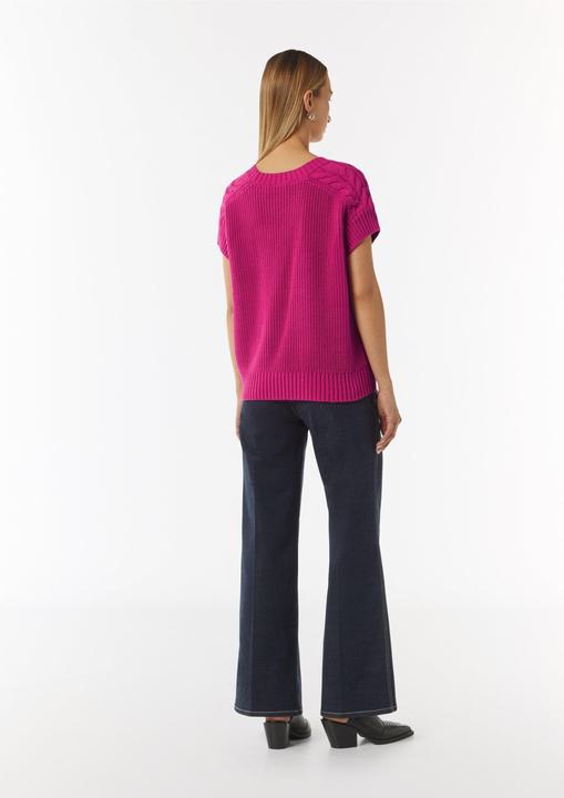 Image du produit Comma Strickpullunder Weiter Strickpullunder mit Zopfmuster-Detail (S)