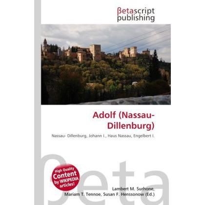 Adolf (Nassau-Dillenburg), Fachbücher