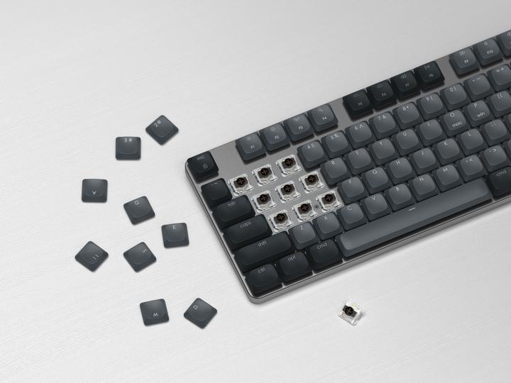Produktbild Satechi SM3 Slim Mechanical Backlit BT Keyboard Dark German (US, Kabellos, Kabelgebunden)