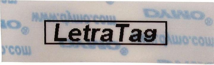 Produktbild Dymo Schriftband LetraTag (1.20 cm, Schwarz)