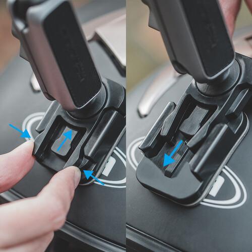 Actual product image Pgytech CapLock Action Camera Helmet Mount