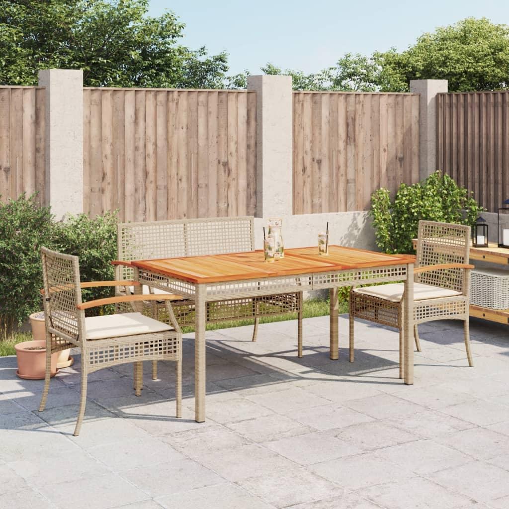 VidaXL, Gartentisch + Balkontisch, Rye (80 cm)