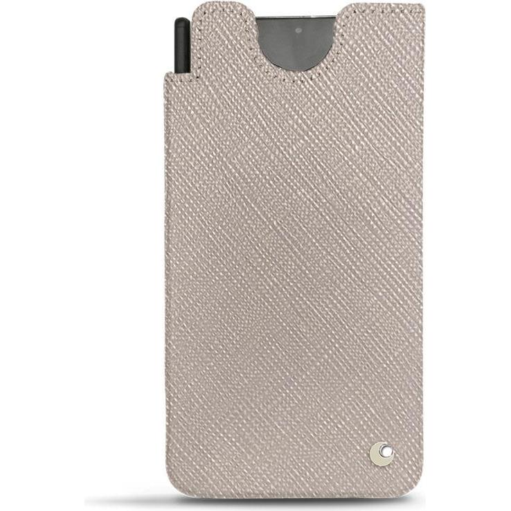 Noreve Lederschutzhülle (Samsung Galaxy S21 Ultra), Smartphone Hülle, Beige