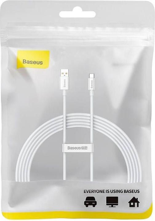 Immagine prodotto Baseus Cavo USB do USB-C Superior 100W 2m (bianco) (2 m, USB 2.0, 100 W)