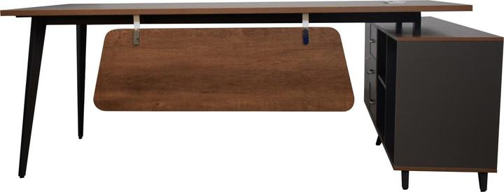 Jet-Line Schreibtisch SAN PAULO 2m links (200 cm)