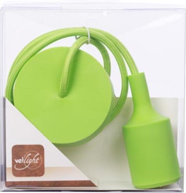 Image du produit Vellight Lampe Suspendue Design Avec Câble Textile - Vert (E27)
