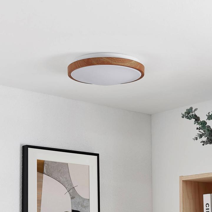 Actual product image Lindby Mynte LED ceiling light, round, 29.5 cm (500 lm)