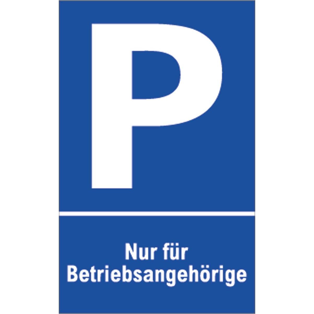 4x 0, Informationsschild, Parkplatzschilder
