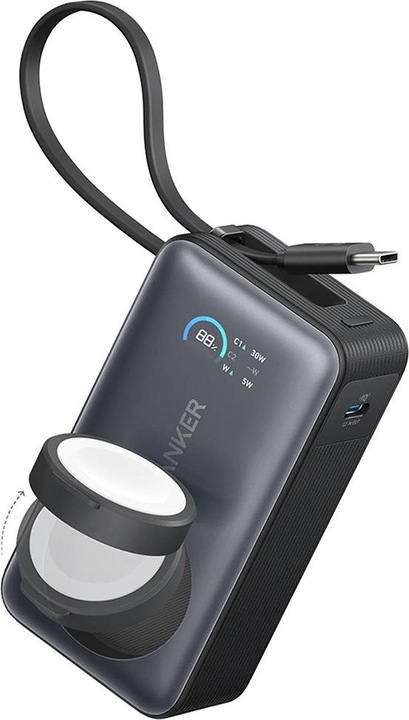 Produktbild Anker MagGo PowerBank 10K 35W for Apple Watch black (10000 mAh, 35 W)