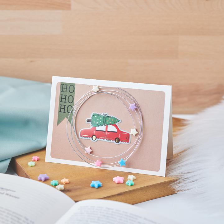 Actual product image VBS XXL Doppelkarten mit Umschlägen "Creme", DIN A6, 50 Stück (50 pcs.)