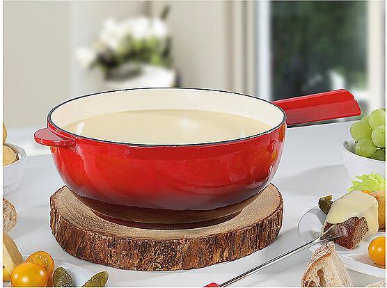 Produktbild Spring Fondue Guss Caquelon Rot (2 l)