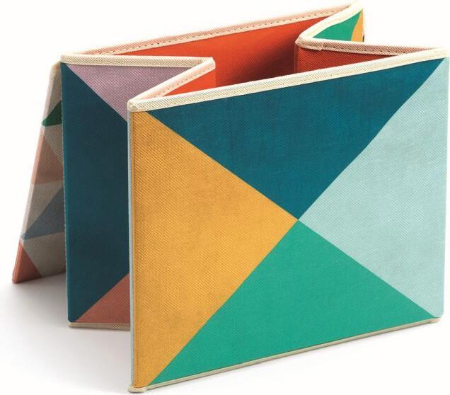 Image du produit Djeco Boîte de rangement géométrique