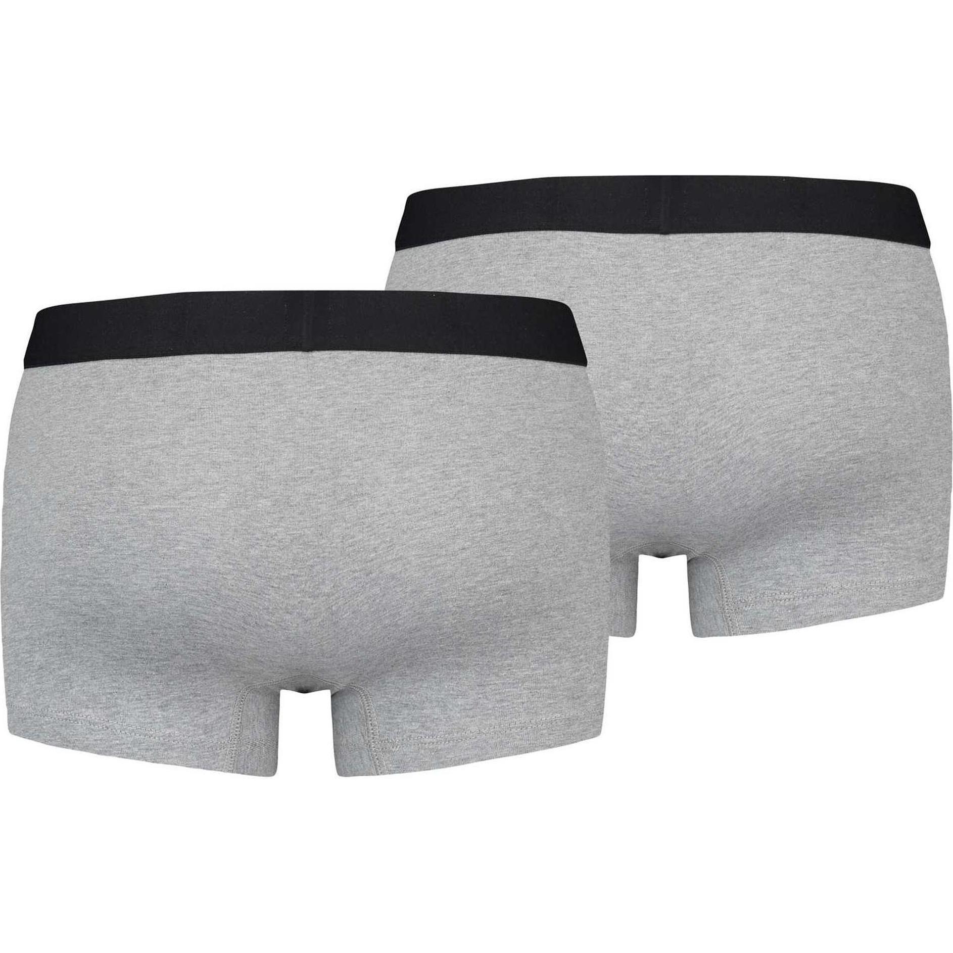 Thumbnail - Levis, Herren, Unterhosen, Boxershort Casual Figurbetont, Grau, (L, 4er Pack)