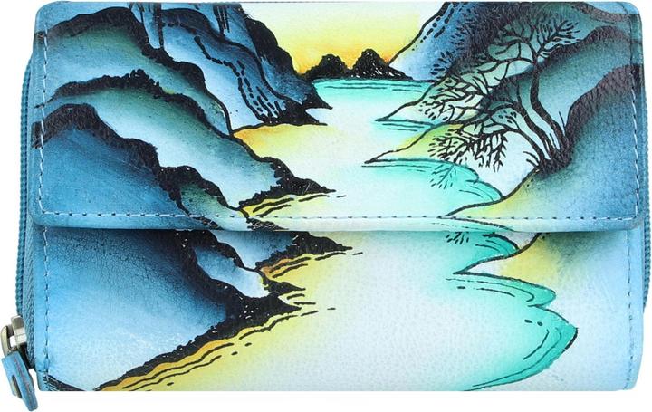 Actual product image Greenland Nature Art+Craft wallet RFID leather 15 cm