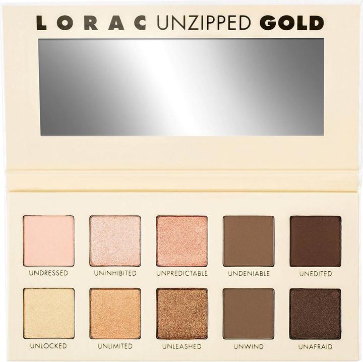 Immagine prodotto Lorac Palette di ombretti oro senza cerniera con mini primer occhi dietro le quinte (Oro)