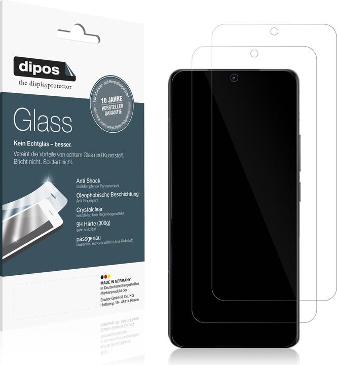 Dipos Pellicola Protettiva In Cristallo Per Poco X3 NFC – Made In Germany – Taglio Laser Preciso - 2