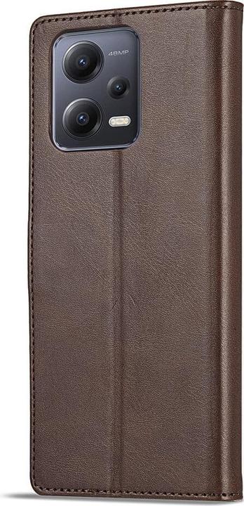 Actual product image LC.Imeeke Xiaomi Poco X5 - Leather Case Cover dark brown (Xiaomi Poco X5)