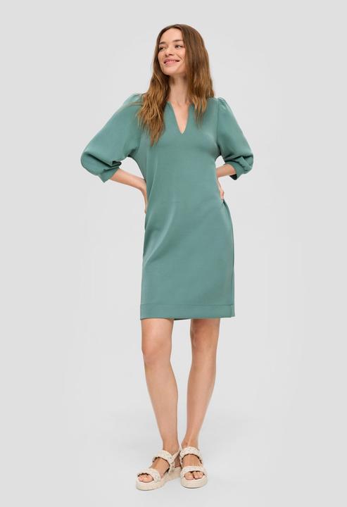Produktbild s.Oliver Kleid Softshell-Kleid mit V-Ausschnitt (34)