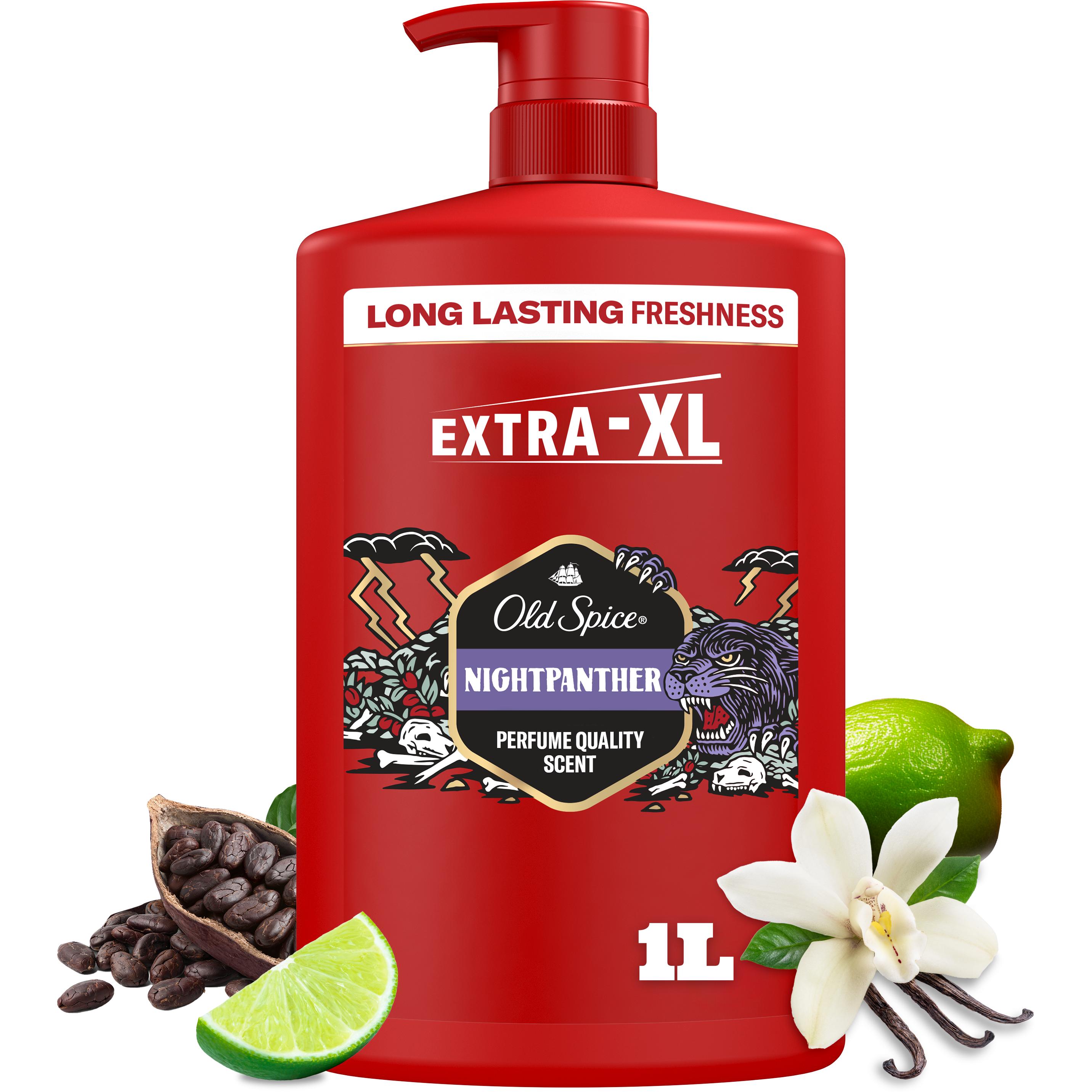 Thumbnail - Old Spice, Shampoo, Shampoo & Body Wash Night Panther Haarshampoo (1000 ml, Flüssiges Shampoo)