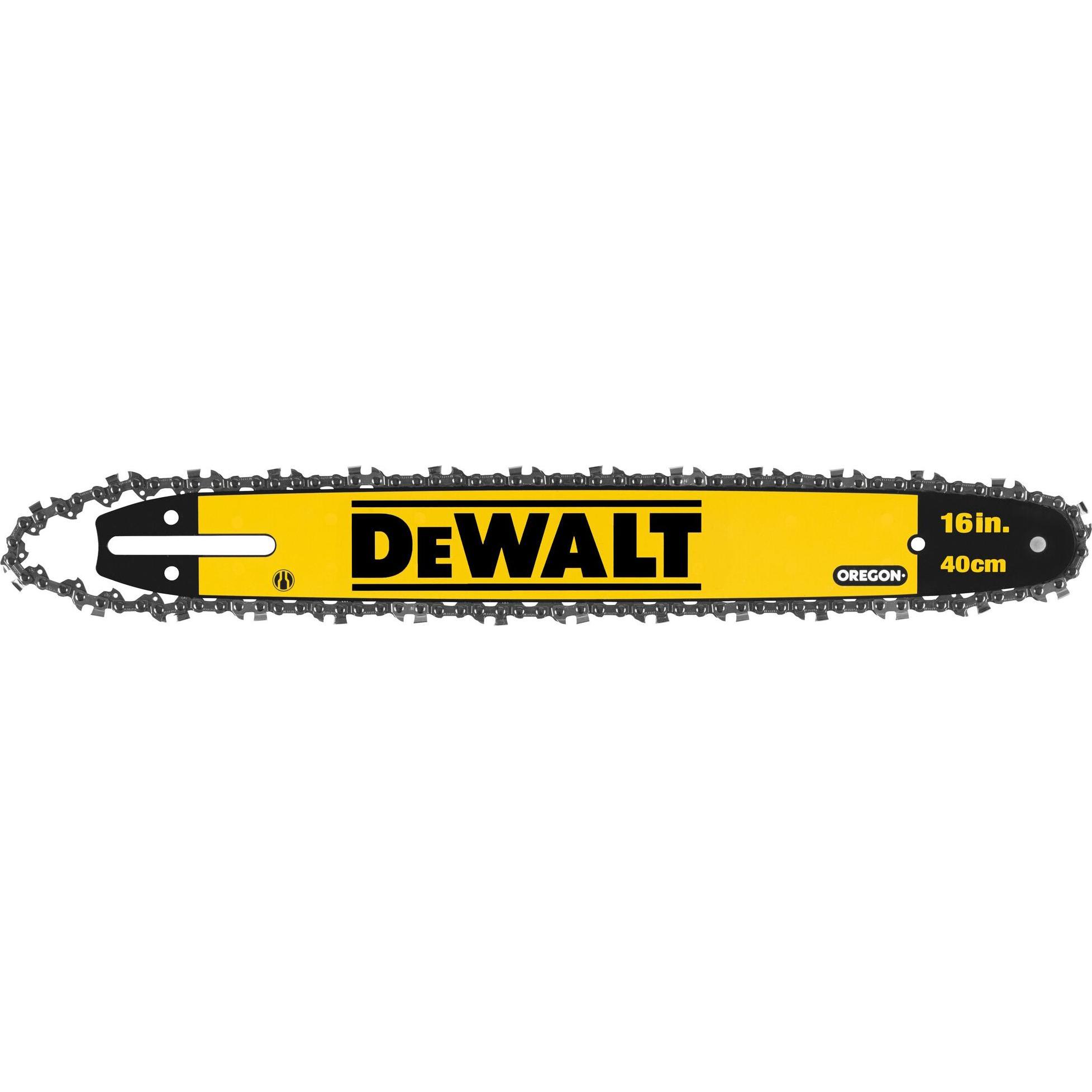 DeWalt, Zubehör Gartenmaschinen, Schwert mit Sägekette 40 cm für Akku Kettensäge DCM575 (Kettensäge, Kettensäge Schwert)