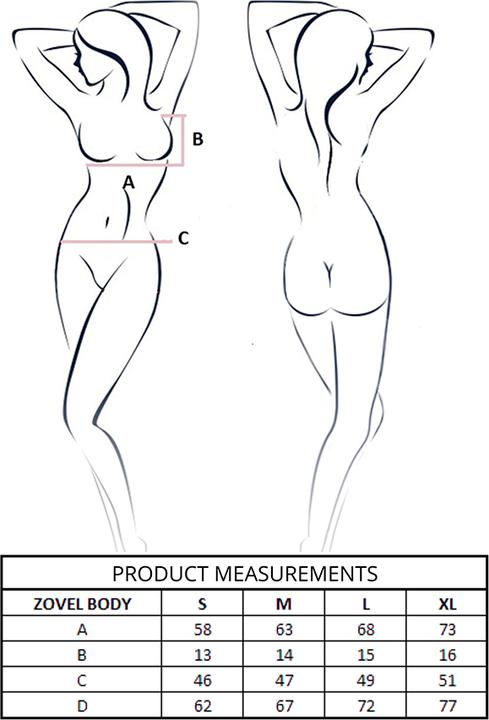 Produktbild Passion - Zovel Body Hellgrau S/M (M, S)