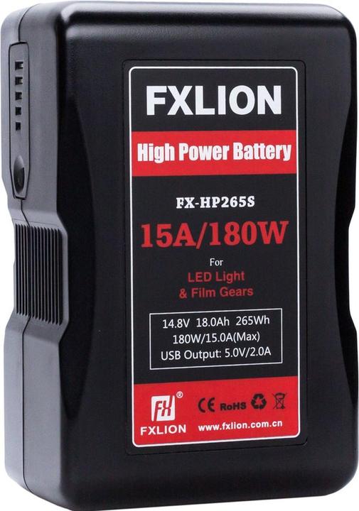 Produktbild Fxlion High Power 14.8V/18.0AH/265WH V-Lock (Kamera Akku)