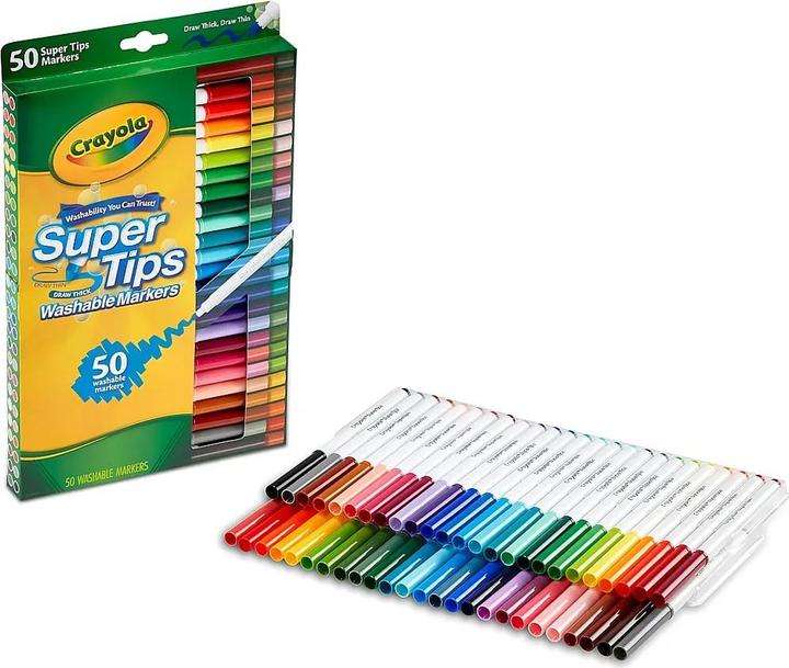 Produktbild Crayola Super Tips (50x)