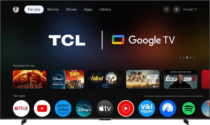 Actual product image TCL 98C6K (98", Mini-LED, 4K, 2025)