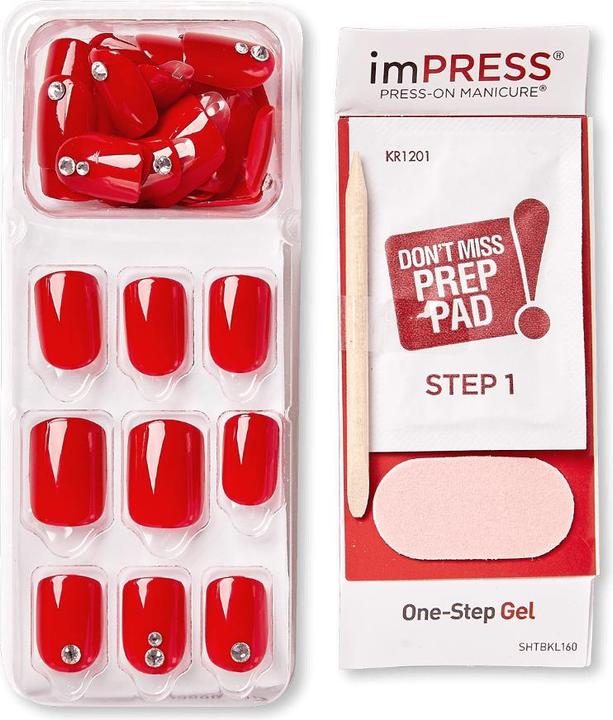 Produktbild KISS Kunstnägel-Set Kill Heals 30 Stück (Kunstnägel, Rot)