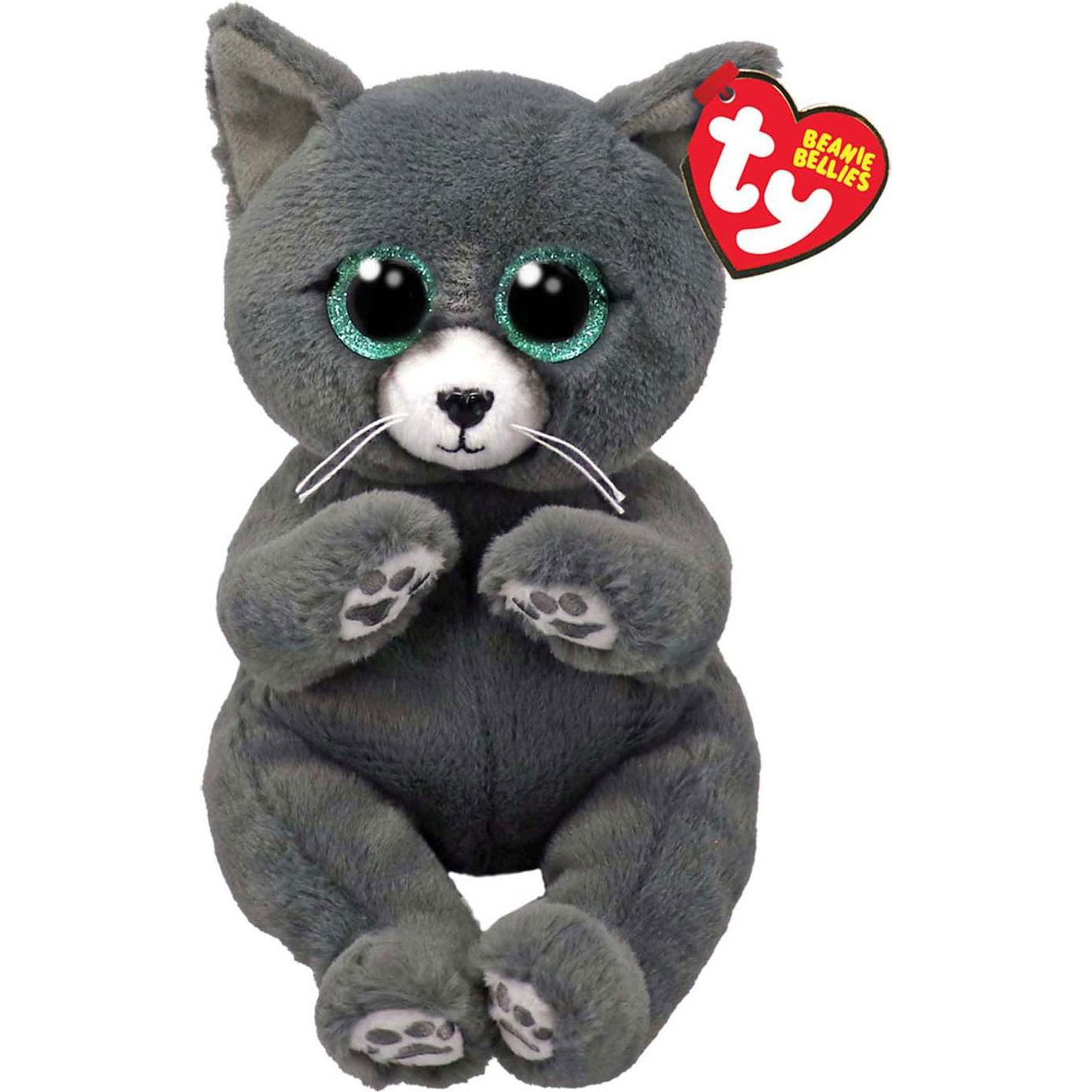 Ty Beanie Babies Bellies Binx Cat Blue 15cm (15 cm)