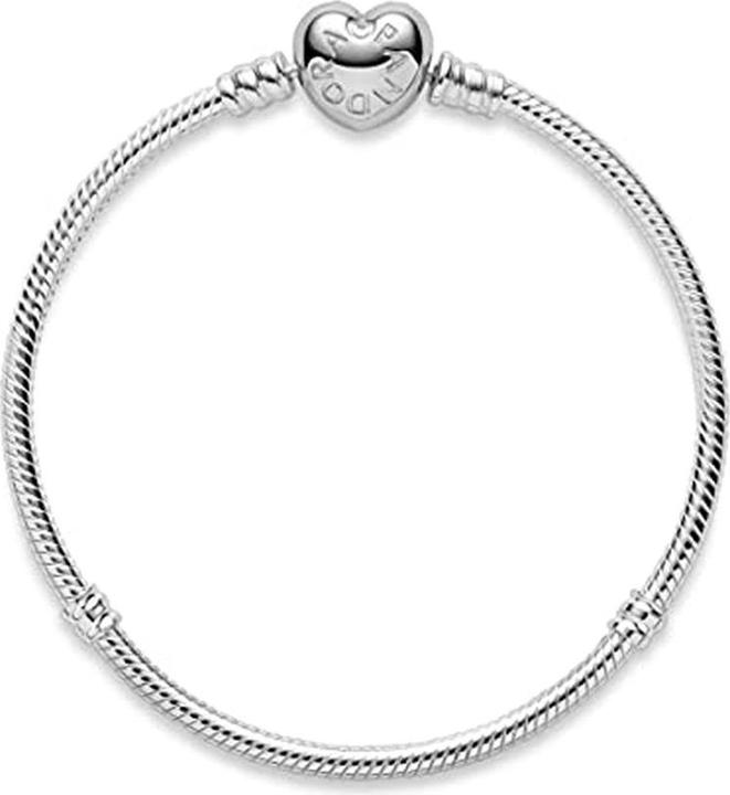 Produktbild Pandora Armband mit Herz-Verschluss (19 cm, Silber)