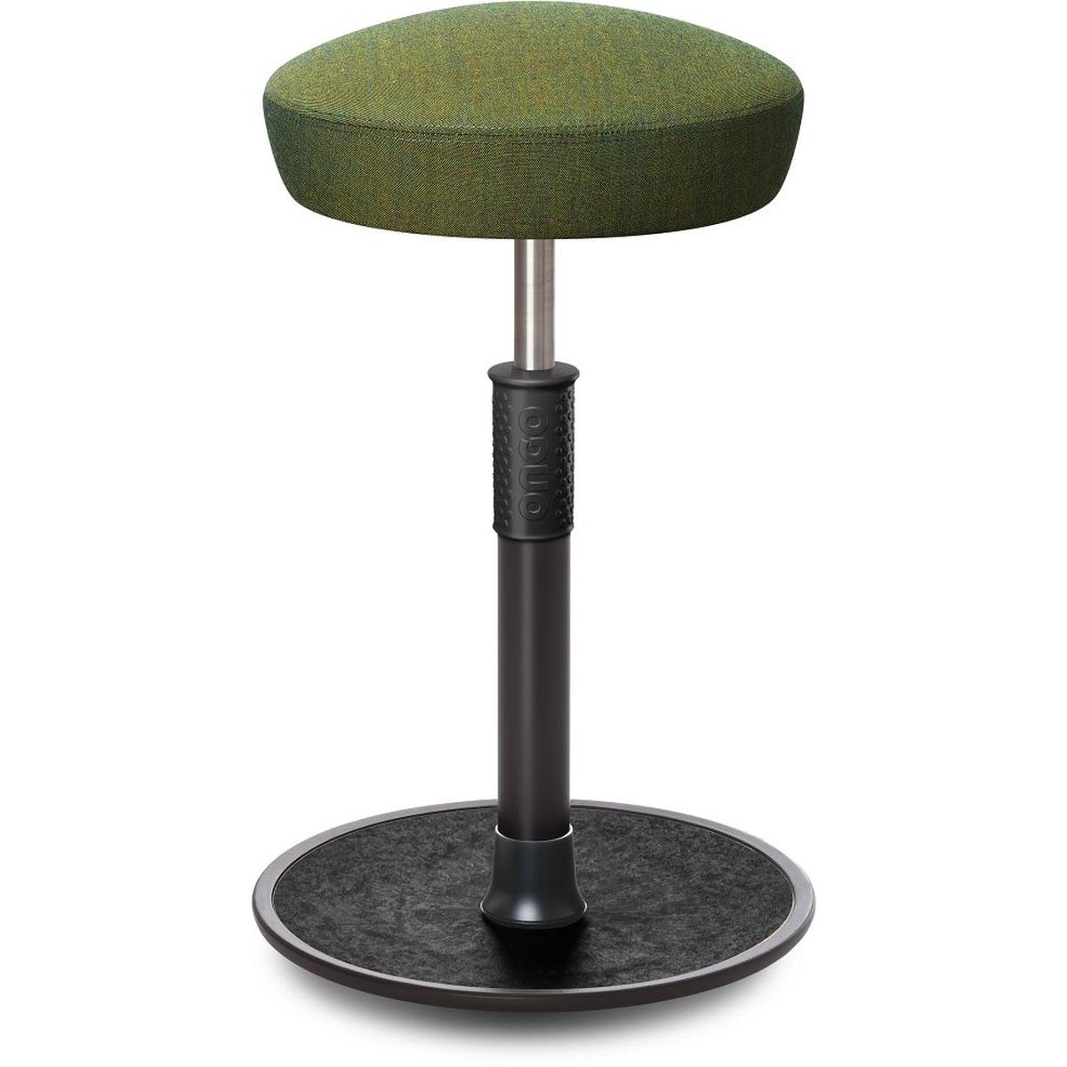 Ongo, Bürostuhl, Sitz- Stehhocker Free Tall Hutsitz kvadrat Remix Olive schwarz /schwarz