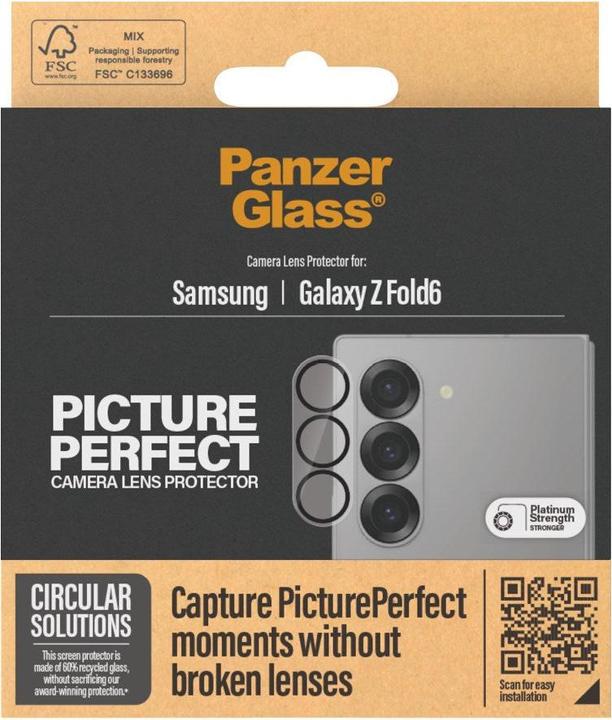 Produktbild PanzerGlass PicturePerfect Lens Samsung Galaxy Z Fold 6 (1 Stk., Samsung Galaxy Z Fold6)