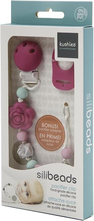 Image du produit Kushies Chaîne Nuggi en silicone (1 x, jusqu'à 24 M.)