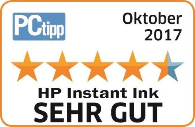 Actual product image HP Instant Ink registration card with CHF 6 credit
