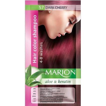 Marion, Shampoo, Shampoo 4-8 Wash 57 Dark Cherry 40Ml (40 ml, Flüssiges Shampoo)