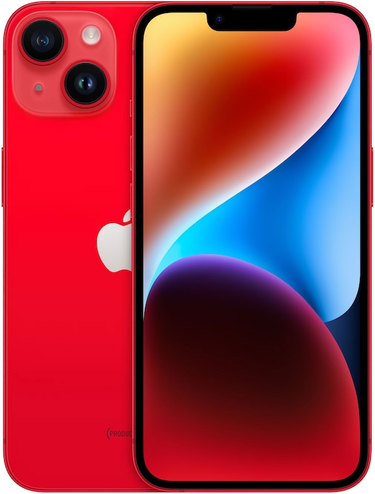 Apple iPhone 14 (128 Go, Red, 6.10", SIM + eSIM, 12 Mpx, 5G)