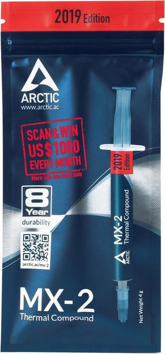 Produktbild Arctic MX-2 - Wärmeleitpaste 2019 Edition (5.60 W/m K, 30 g)