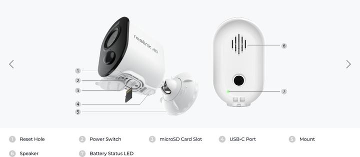 Produktbild Reolink Argus Series B350 (3840 x 2160 Pixels)