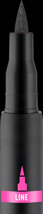 Actual product image essence line it like a PRO! liner (#1D1611 Black)